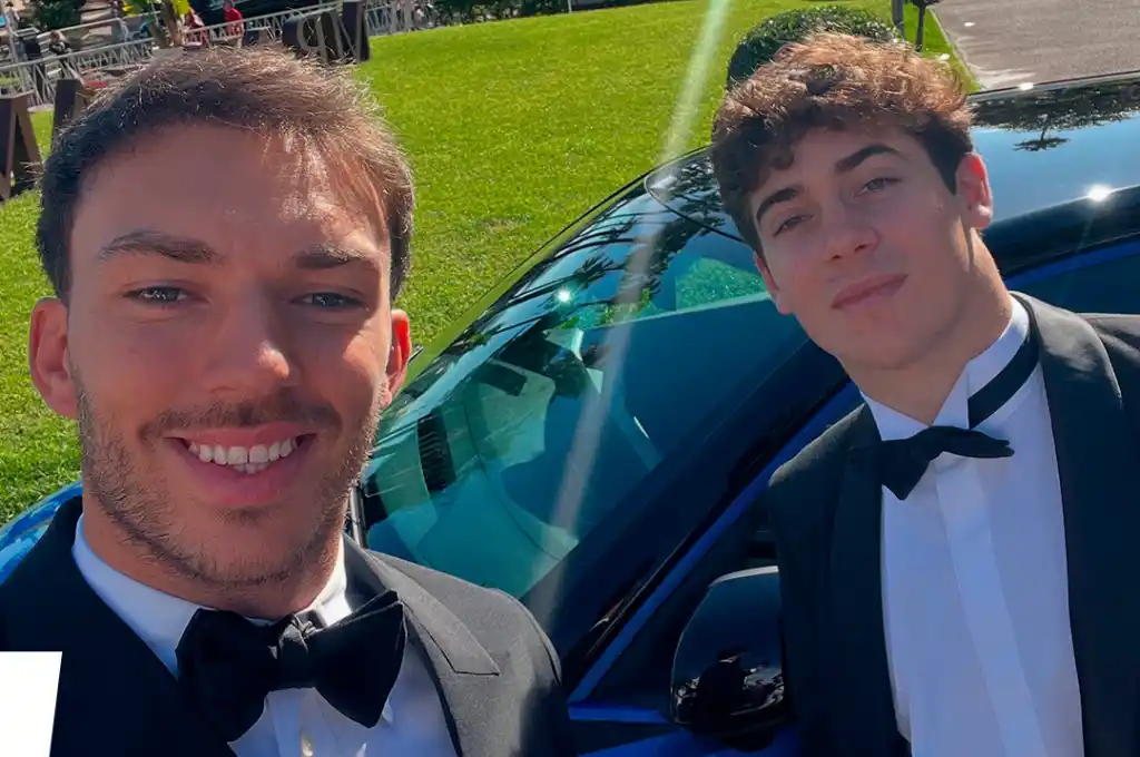 Pierre Gasly y Franco Colapinto