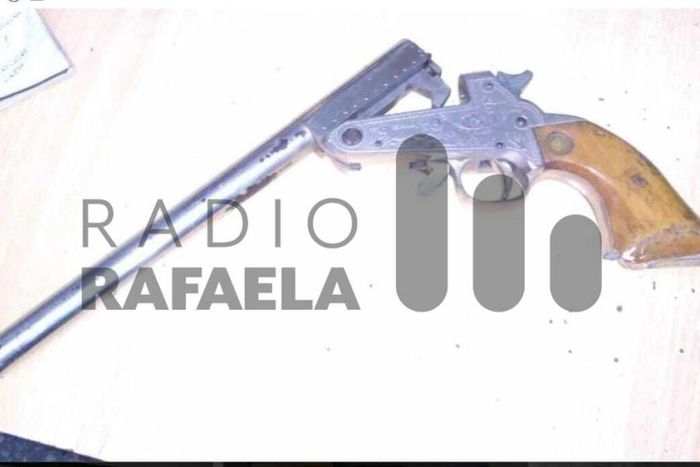 El arma secuestrada