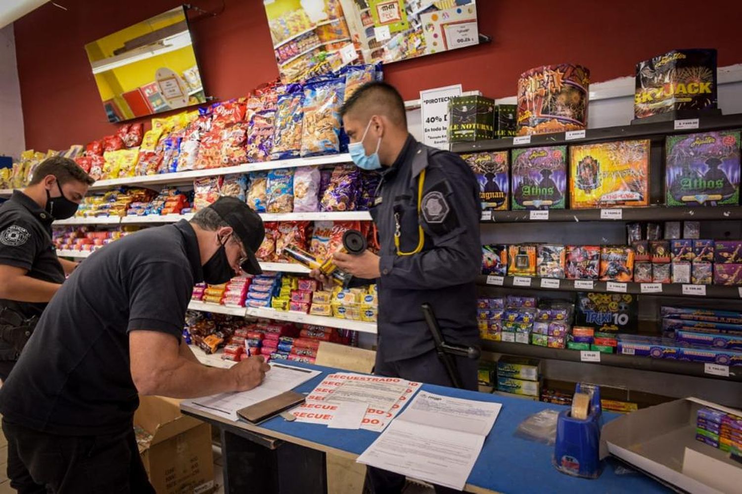 Récord: secuestraron más de 3 toneladas de pirotecnia