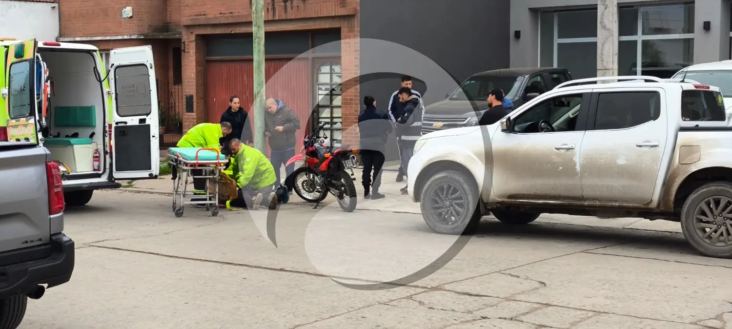 Un hombre fue trasladado al Hospital