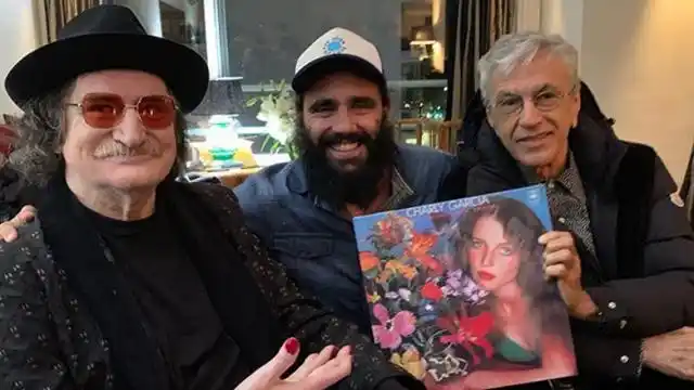 Charly García y Caetano Veloso se encontraron en una velada