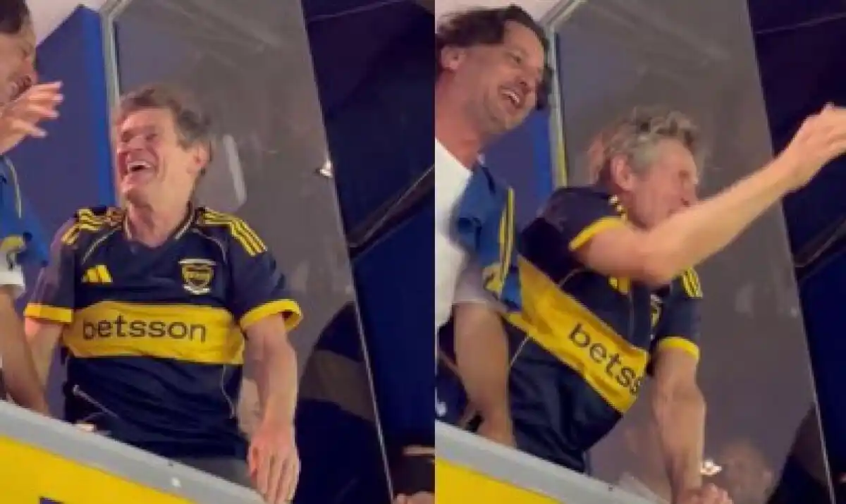 Un Duende Verde en La Bombonera: Willem Dafoe fue a ver a Boca y gritó los goles