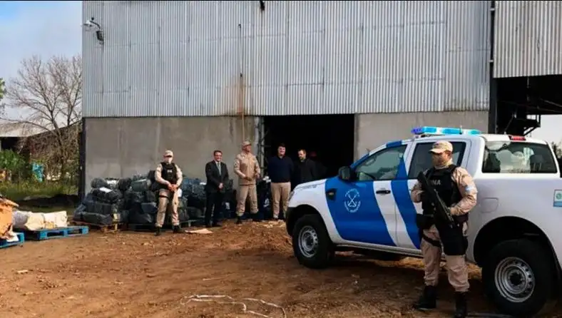 Quemaron 2.300 kilos de droga incautada en diversos operativos en Entre Ríos