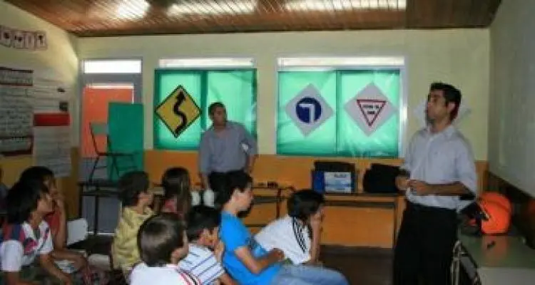 Jornada de educación vial en la Escuela Secundaria Nº 11