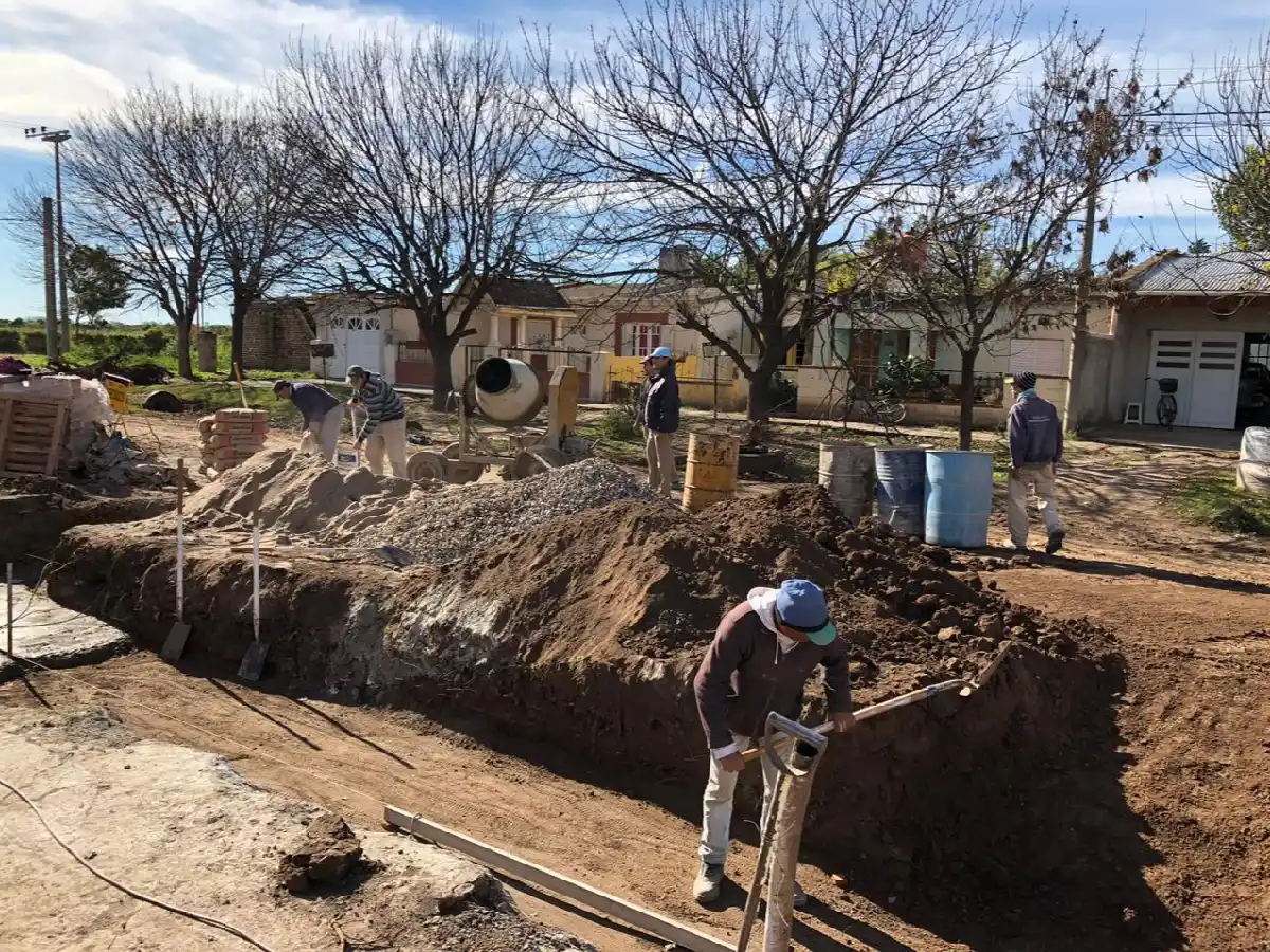 Brinkmann: Tévez recorrió las Obras de pavimento y desagües 