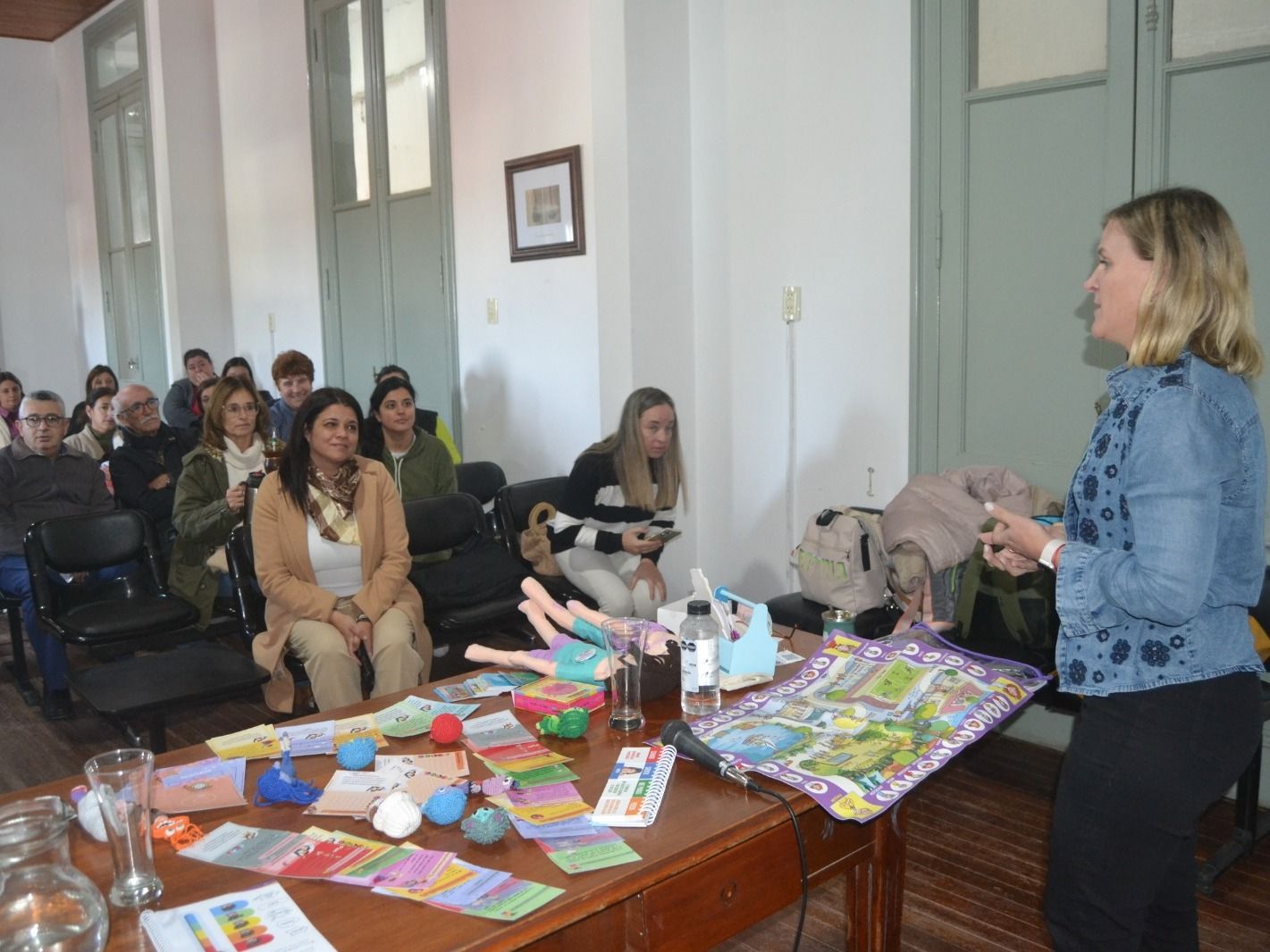 La doctora Cecilia Cavallo fue una de las disertantes.