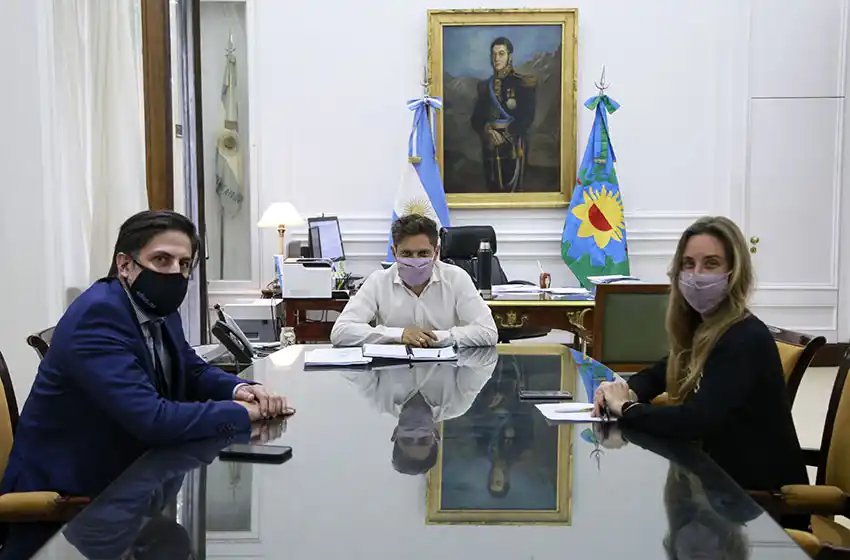 Reunión de Kicillof por el plan de regreso a las clases presenciales en la Provincia