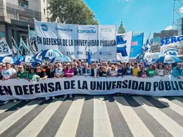 Habrá paro docente universitario 
de 72 horas en todo el país