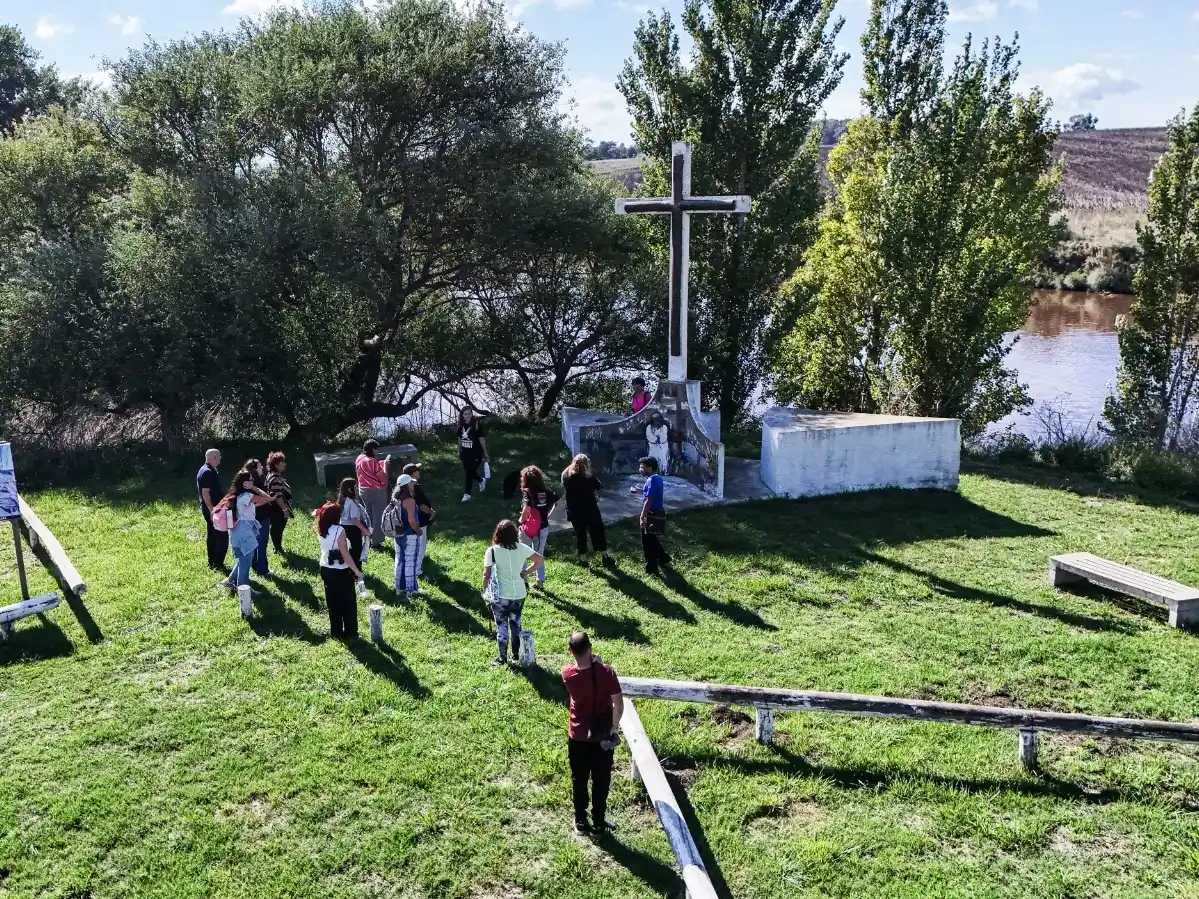 Primer estacón Vía Crucis