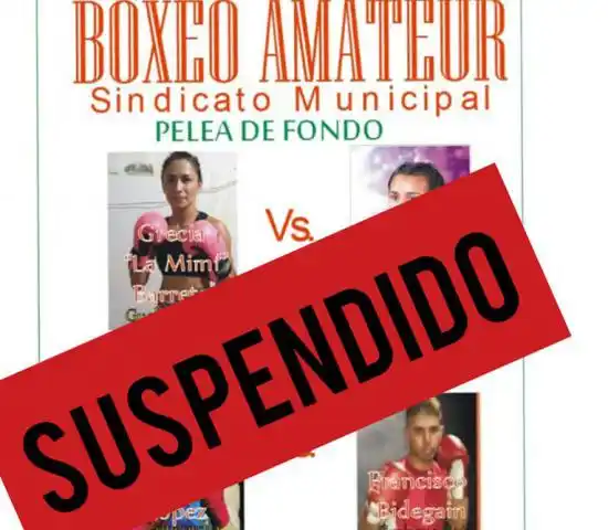 No se realizó el boxeo
en el Sindicato Municipal