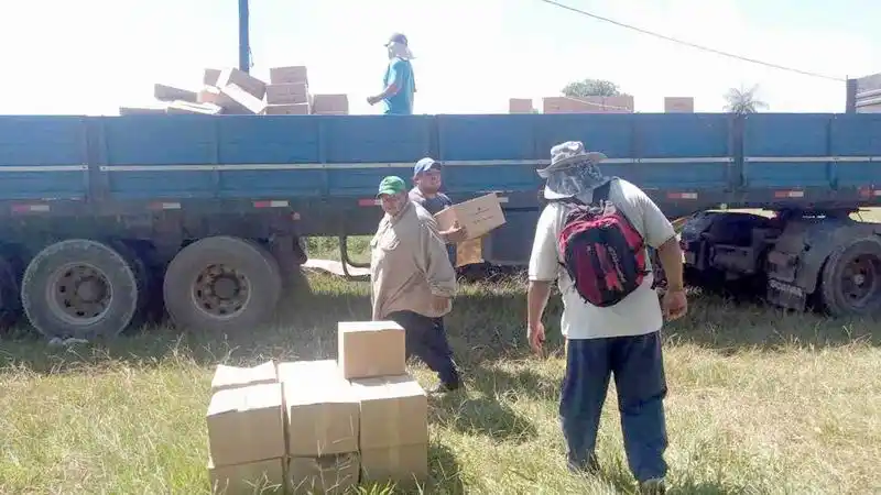 El Gobierno de Formosa entregó 1925 cajas alimentarias a comunidades aborígenes