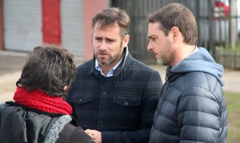 Achaval y Laurent en la campaña de 2019.