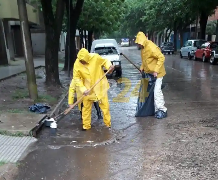 Los trabajos municipales de limpieza de desagües y canales dieron buenos resultados 