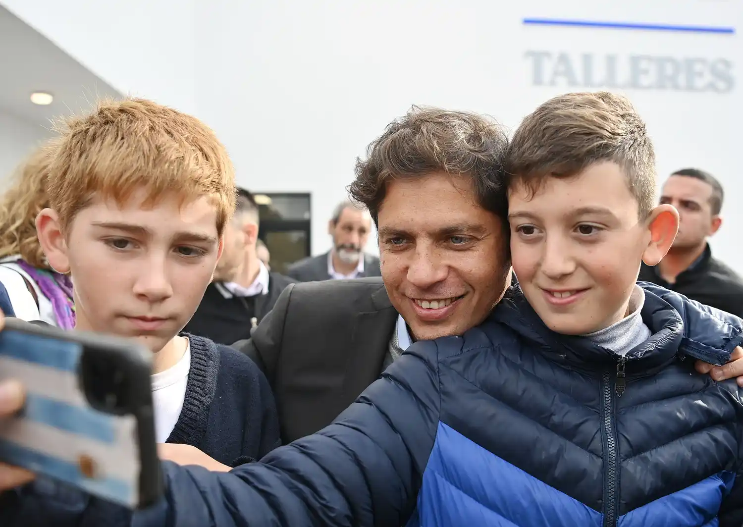 Axel Kicillof estuvo en Laprida.