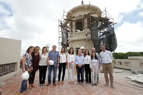 Benedetto recorrió obras en Gualeguaychú