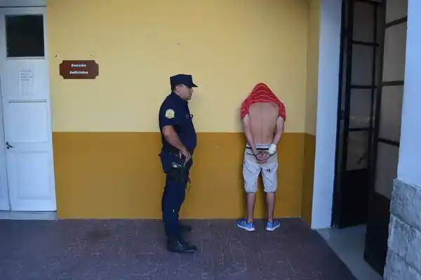 Detenido por dañar con un palo un patrullero 