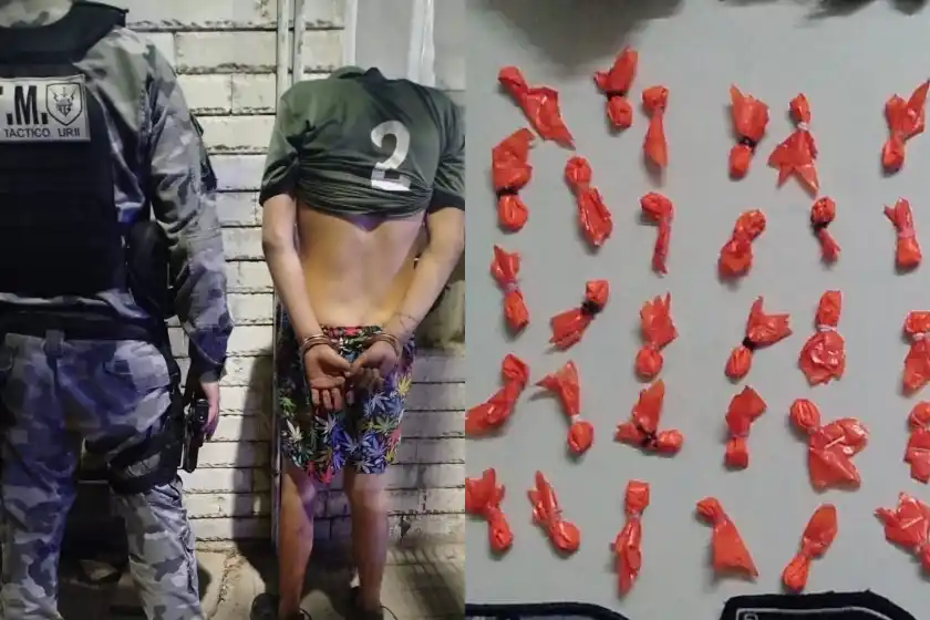 Detenido con cocaína en zona sudoeste.