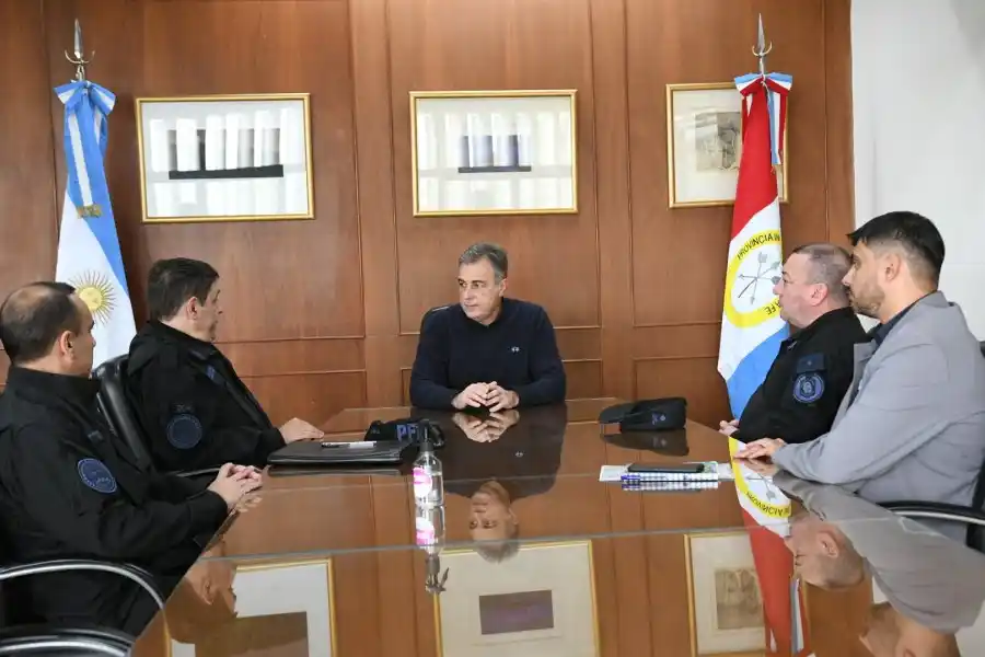 El Intendente recibió a autoridades de la Policía Federal Argentina