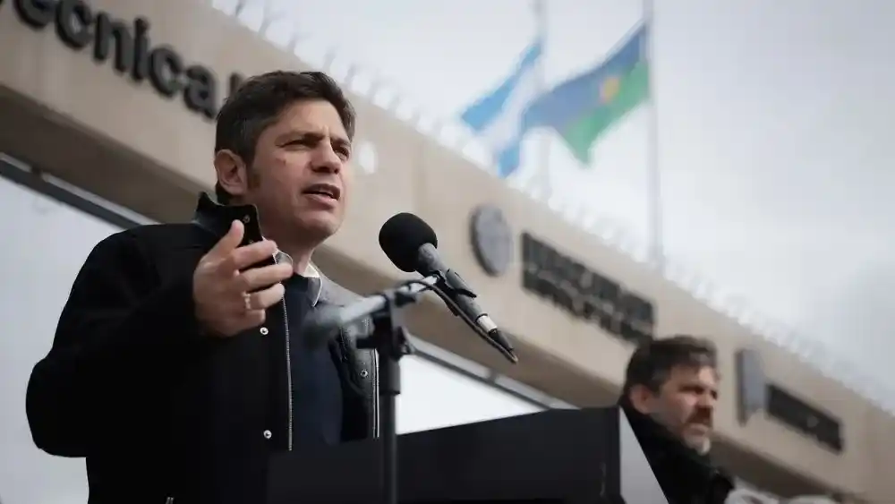 El gobernador bonaerense Axel Kicillof.