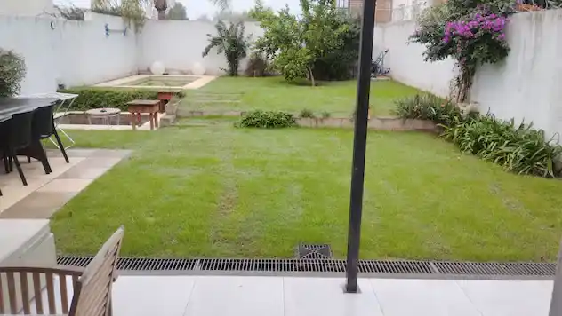 el dueño no le aceptó las mejoras y tapó la pileta, sacó champas y se llevó hasta el limonero - 2