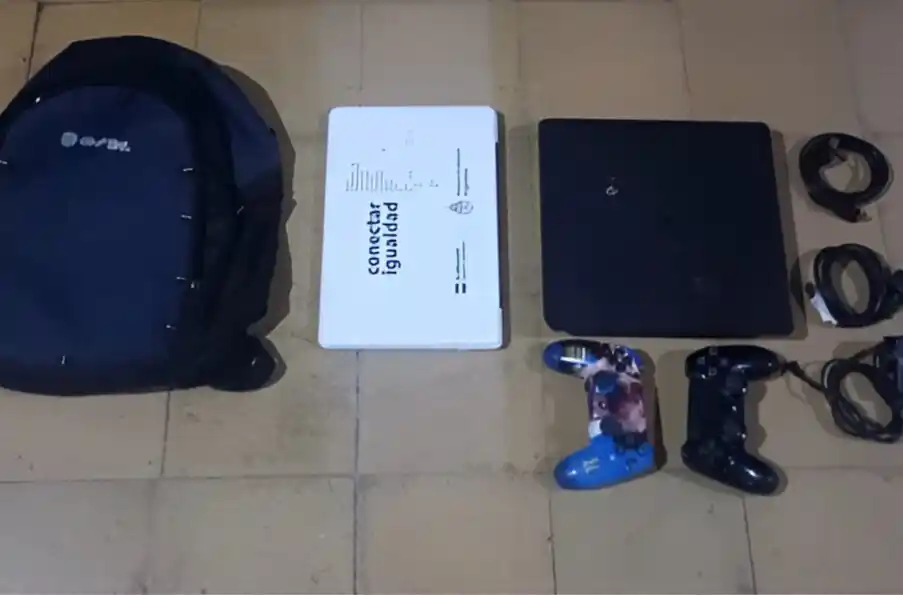 La mochila contenía los objetos robados el lunes en una vivienda.