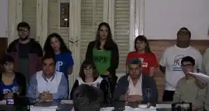Constituyeron un frente en defensa de la educación pública