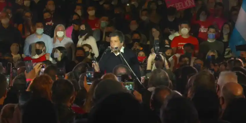 Cierre de campaña: "Queremos ganarle al kirchnerismo para que no vuelvan más", dijo Manes en Quilmes