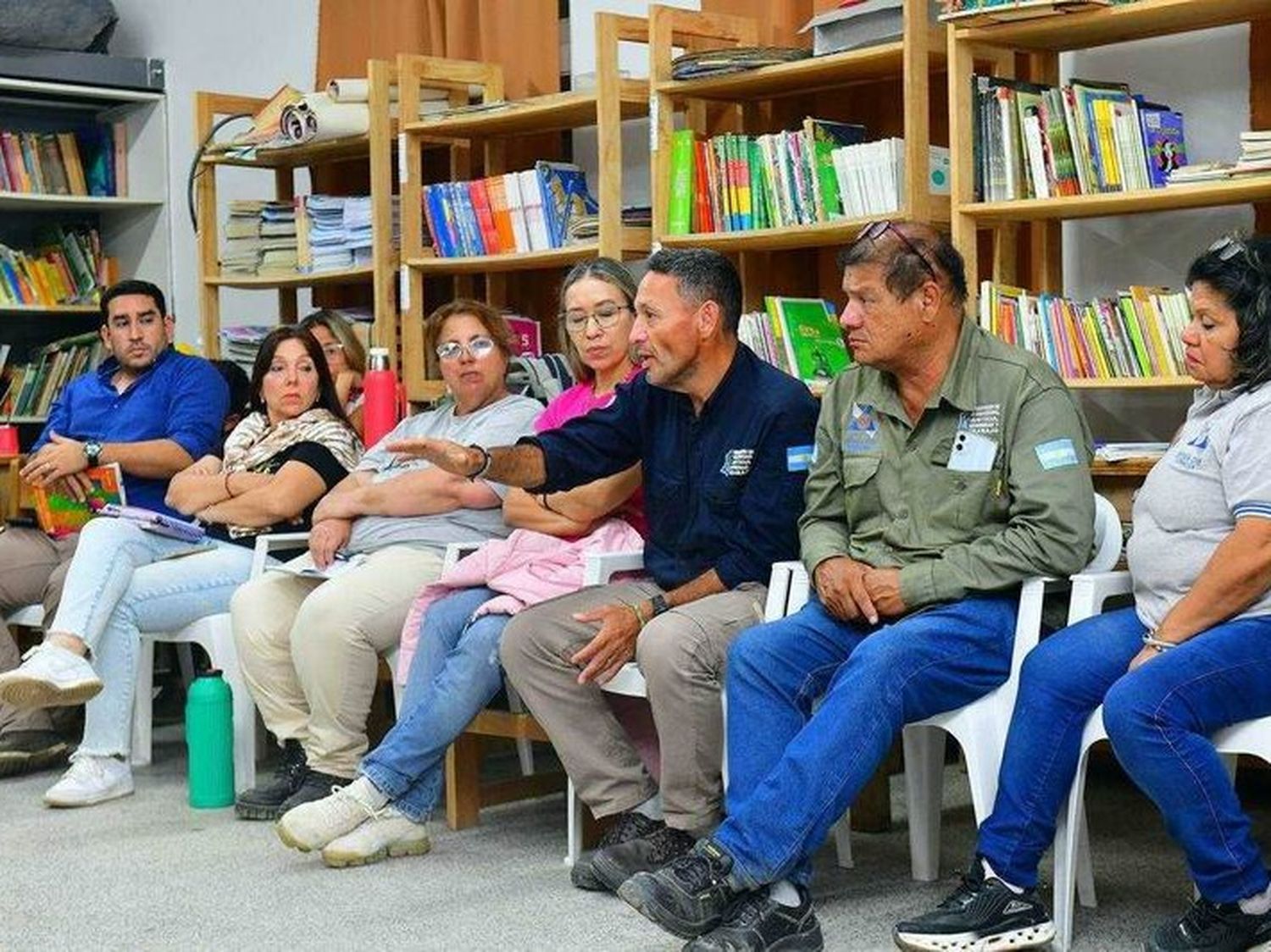 Funcionarios analizaron la situación y
asistencia a zonas afectadas por las lluvias
