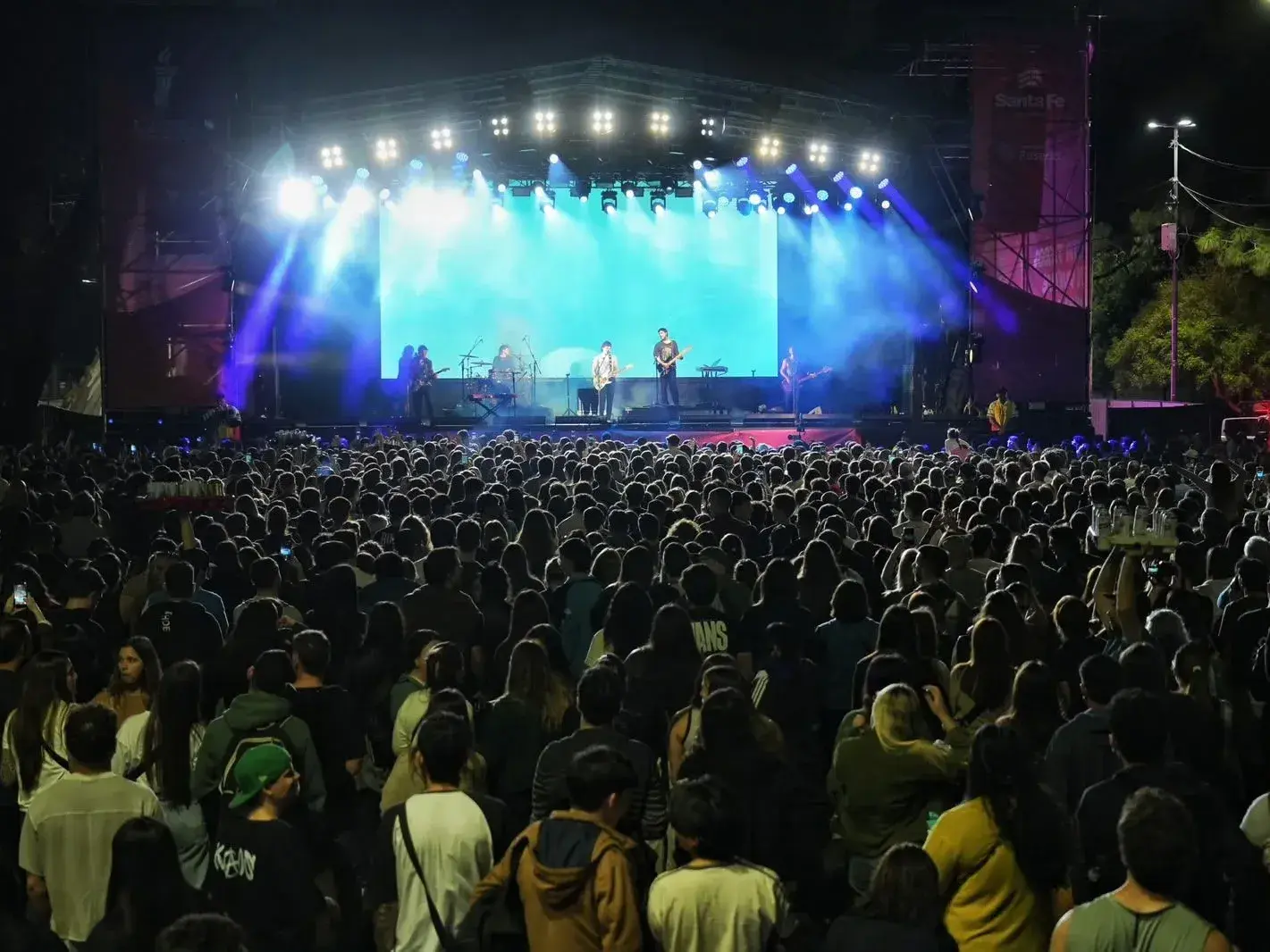 Vibraron los Fan Fest en la noche del jueves 24 en los Juegos Suramericanos . Foto: Prensa Juegos Suramericanos