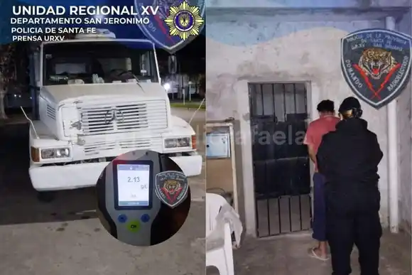 Atacó a la policía sin mediar palabra y terminaron forcejeando: tenía bastante alcohol en sangre