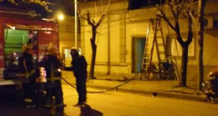 Fuego en un caño de ventilación