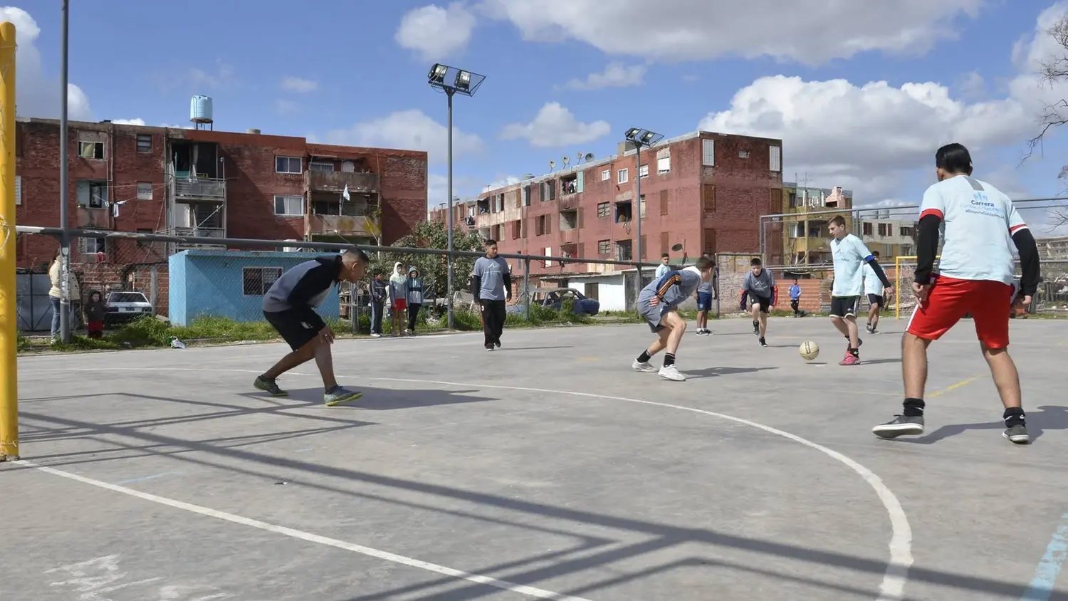 Chicos de Morón jugaron un torneo de la Fundación Leo Messi