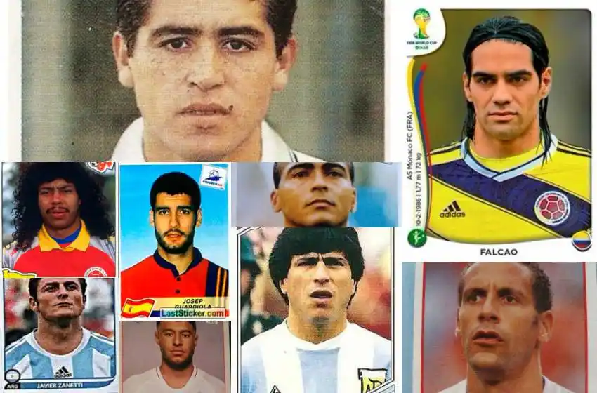 Titulares en el álbum Panini, pero fuera del Mundial