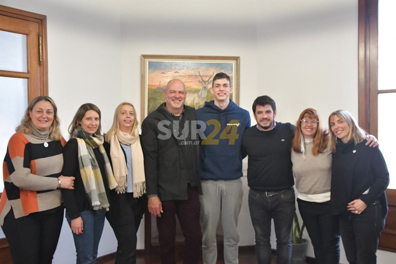 Tarde de reconocimientos al basquetbolista Nicolás Stenta