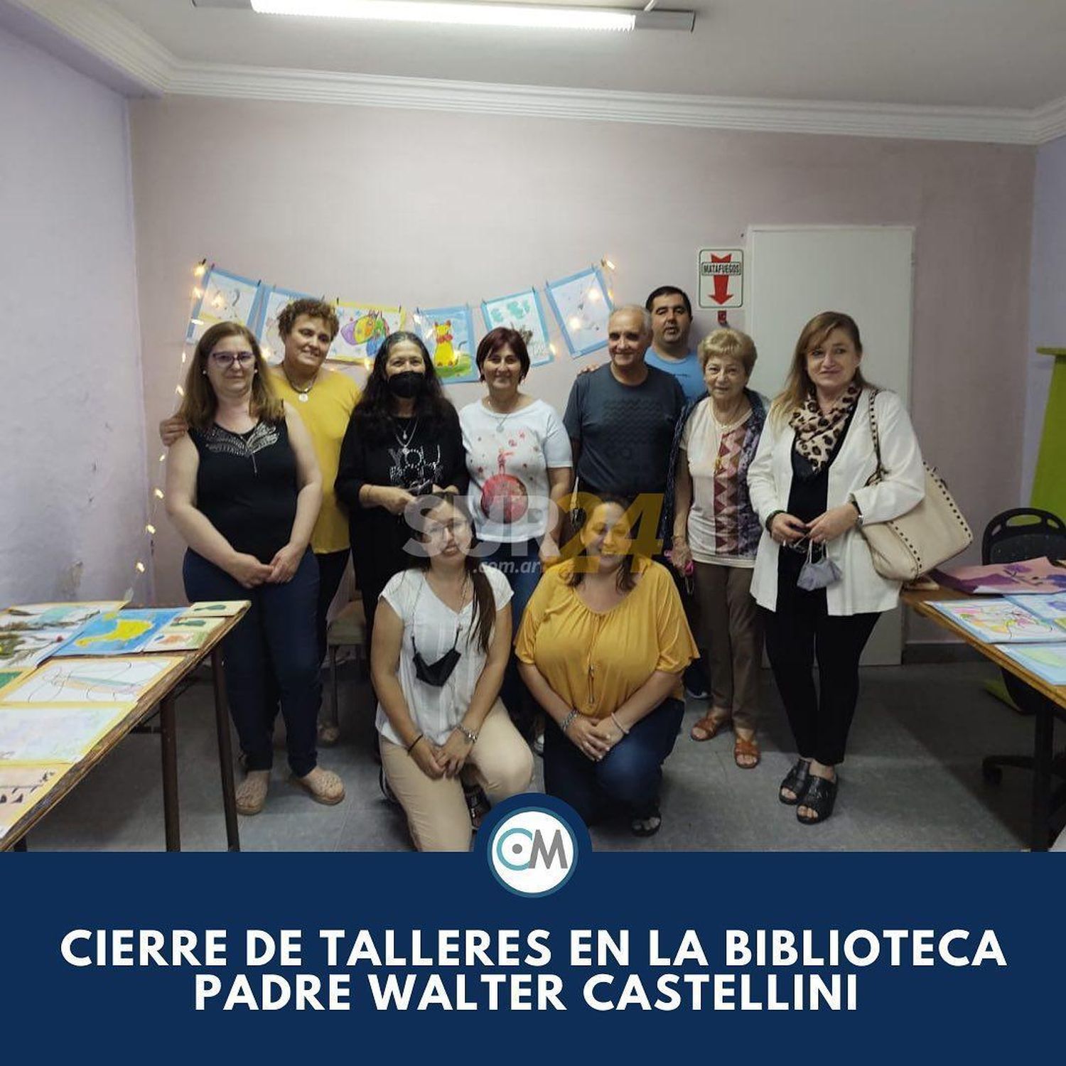 Cierre de talleres en la Biblioteca Popular “Padre Walter Castellini” de Murphy