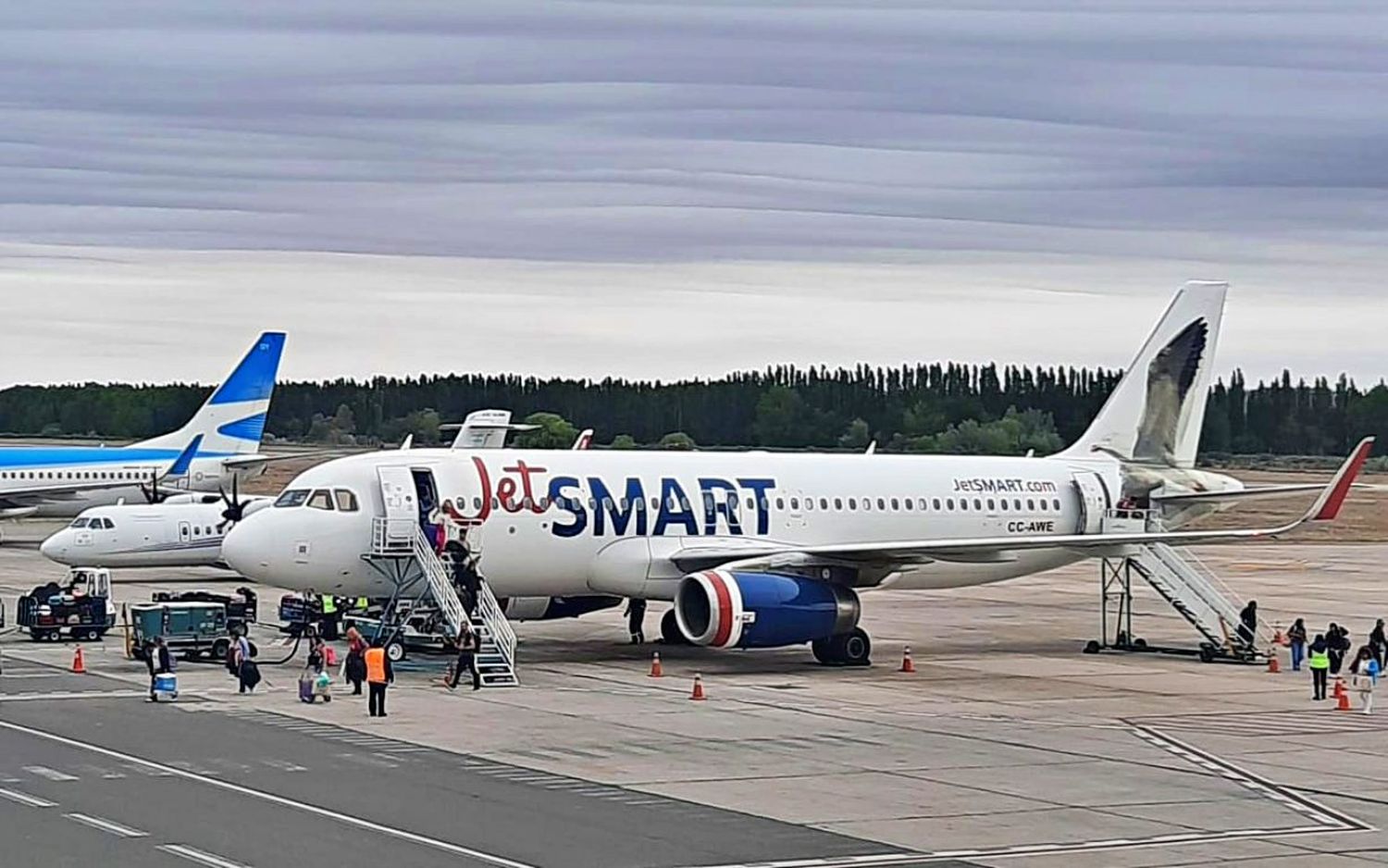 Empezó a operar vuelos domésticos en Argentina un Airbus A320 con matrícula chilena