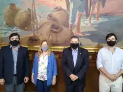 Verónica Berisso se reunió con Alfredo De Angeli