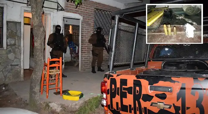 Gualeguaychú: cocaína, marihuana, efectivo, un arma y 85 involucrados