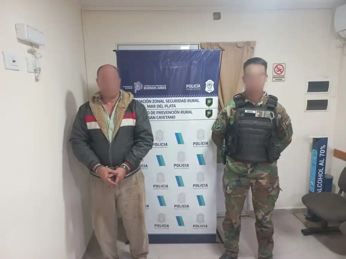 El hombre fue aprehendido