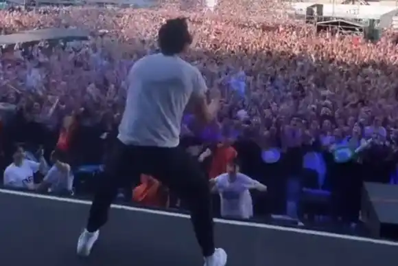 Antes de su show en River, Harry Styles festejó con sus fans argentinos el triunfo de la Scaloneta