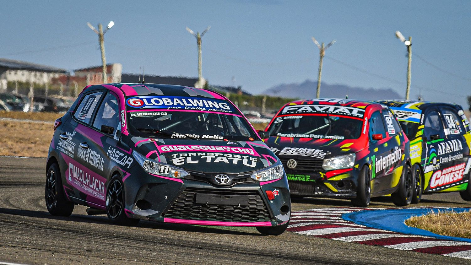 Marco Veronesi zafó de una carambola y se quedó con el triunfo en la tercera serie en Río Gallegos