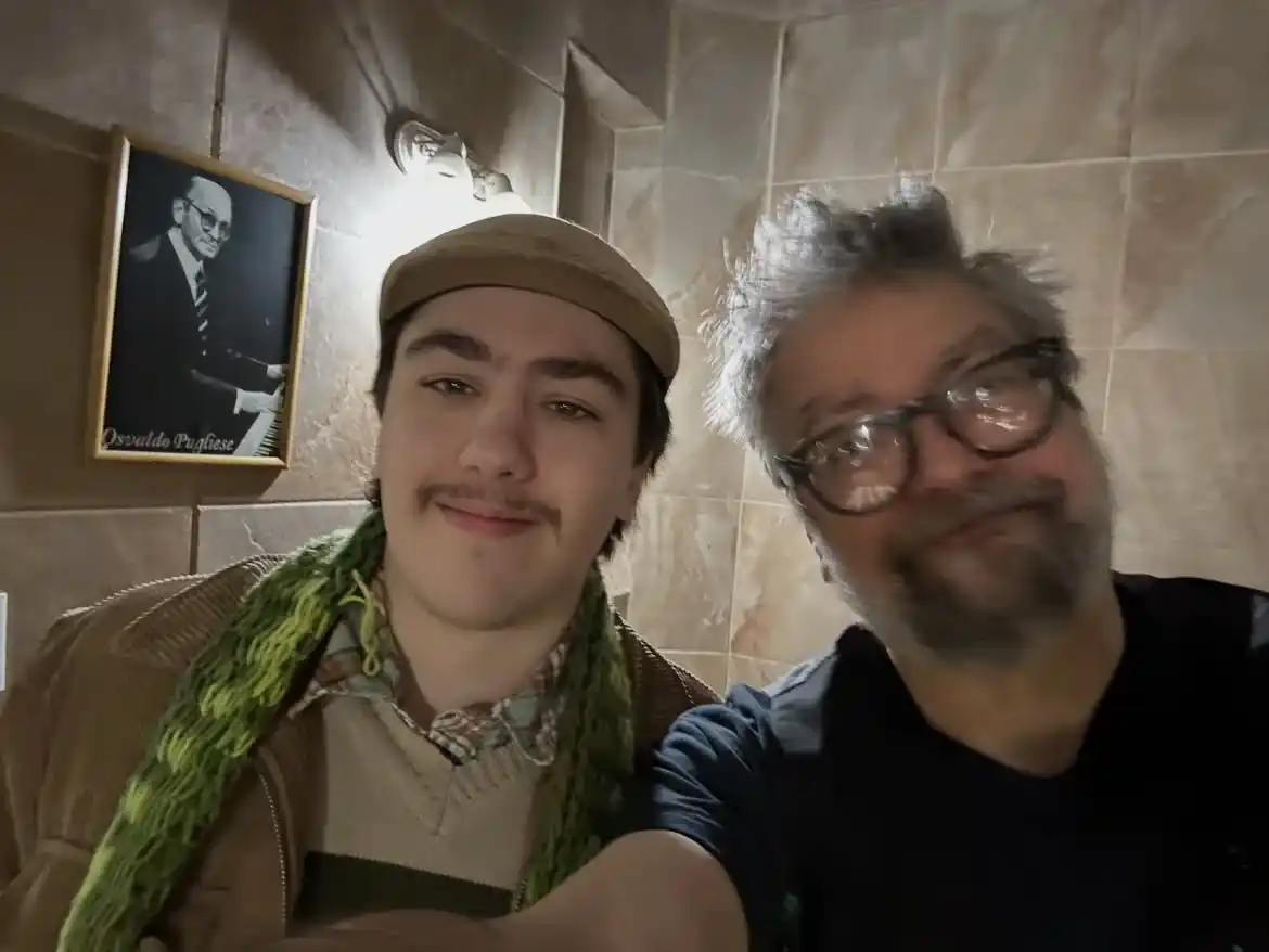 El chico del viral "Me gusta el arte" conoció a Liniers: "Me gusta, Juan Sánchez"