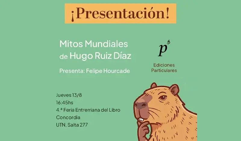 Presentación de Mitos mundiales, de Hugo Ruiz Díaz