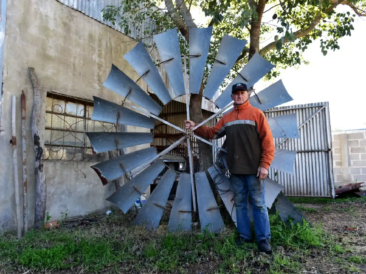 Ítalo Menegón, con la fuerza del viento  