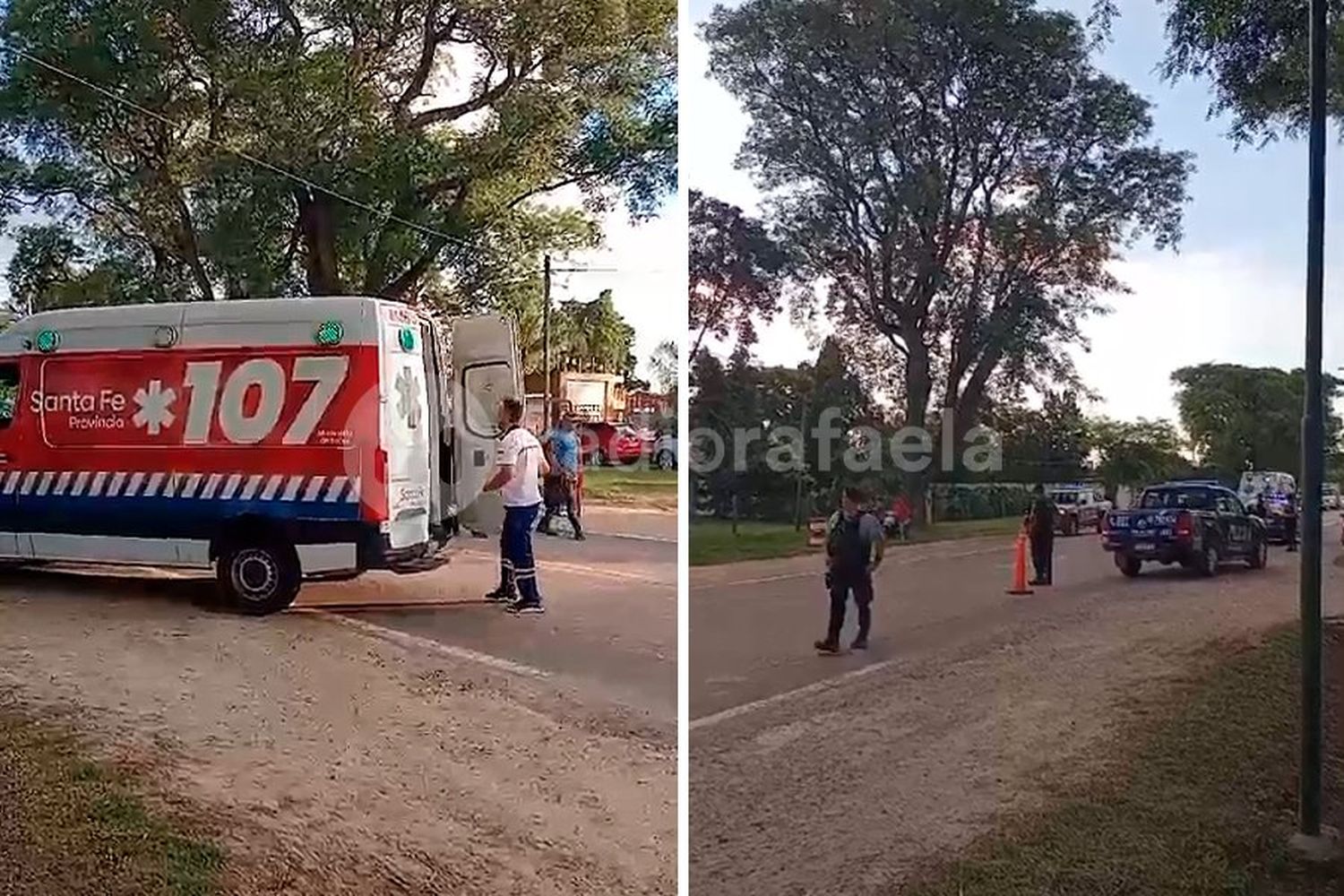 Atropellaron a una niña en Bella Italia y la trasladaron de urgencia al Hospital de Rafaela