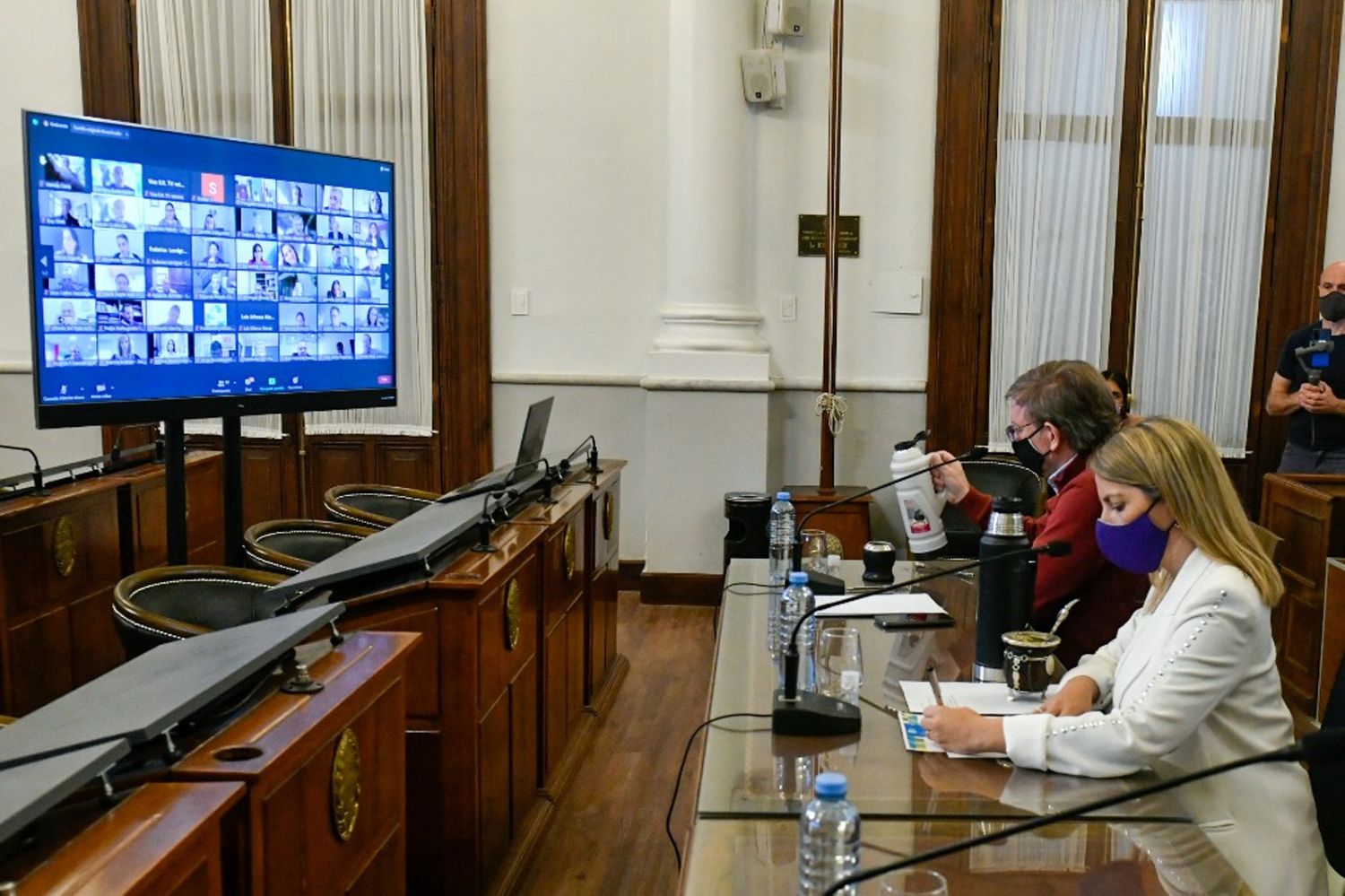 Bahillo, Stratta y De Angeli se interiorizaron en las inquietudes del sector productivo entrerriano