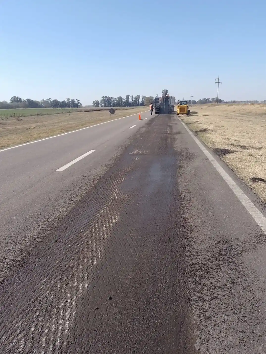 Ruta 5: Avanza la obra entre Trenque Lauquen y Pellegrini