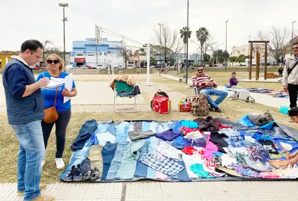 Se realizó un abordaje en la feria del Parque Ferré