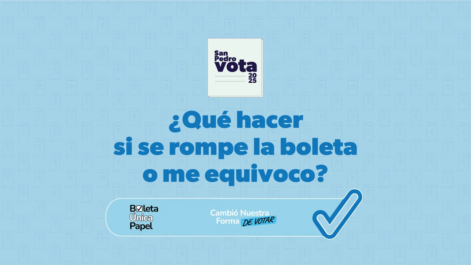 Elecciones 2025: qué hacer si se rompe la Boleta Única de Papel o me equivoco