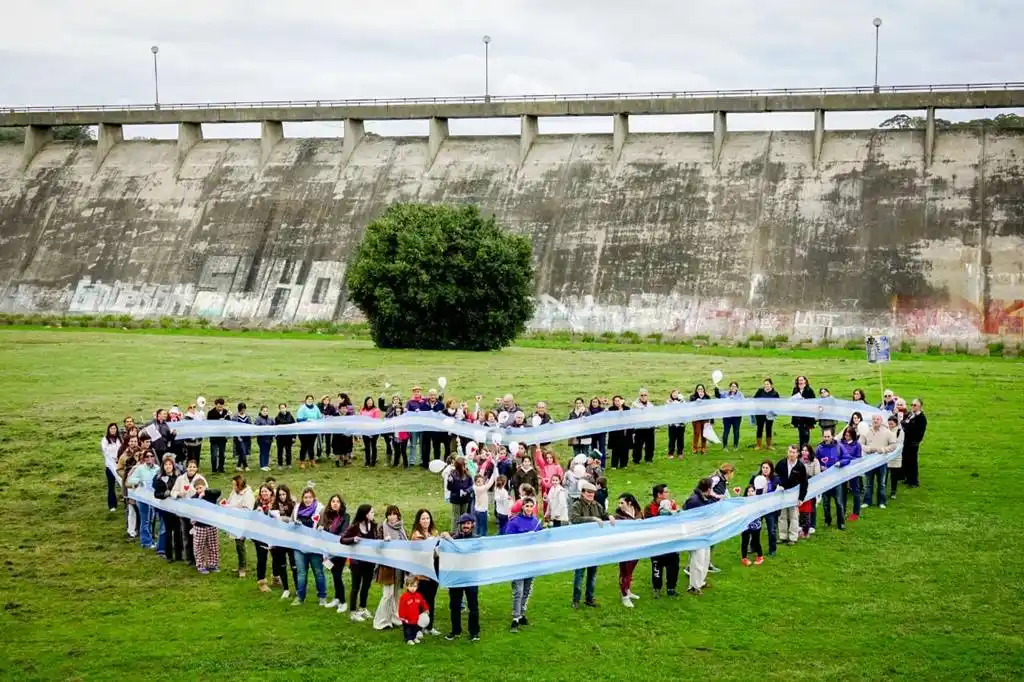 Se  hizo una actividad contra la legalización del aborto en Tandil